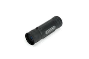 Celestron UpClose G2 10x25 roof monocular with compact design and black finish, shown in its packaging.