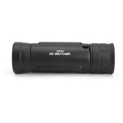 Celestron UpClose G2 10x25 roof monocular with compact design and rubberized grip, shown in its packaging.