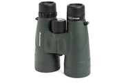 Celestron Nature DX 12x56 roof binoculars with large lenses and textured grip for outdoor bird watching and nature observation.