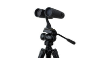 Celestron Regal ED 10x42 roof binoculars with black body and textured grip, showing the lenses and eyepieces.