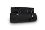 Celestron TrailSeeker 8x42 roof binoculars with textured black body and large objective lenses for outdoor wildlife viewing.