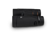 Celestron TrailSeeker 10x42 roof binoculars with black rubber armor and large objective lenses for outdoor wildlife viewing