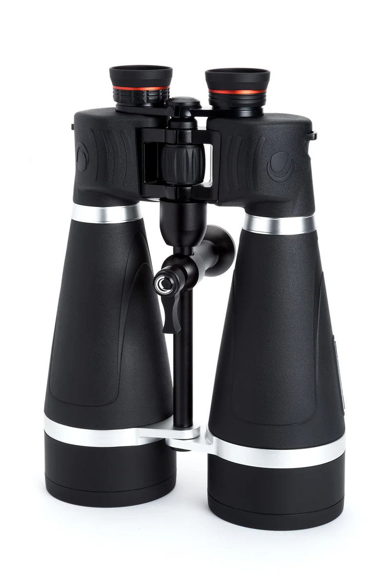 Celestron SkyMaster Pro 20x80 binoculars with large objective lenses and Porro prisms, perfect for astronomy and outdoor viewing.