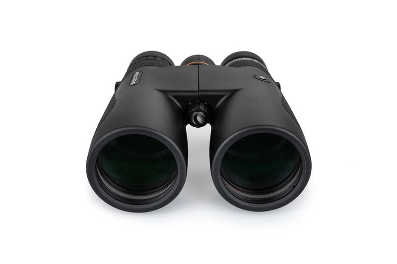 Celestron Nature DX black 10x50 roof binoculars with adjustable eyepieces and durable weather-resistant design.