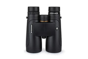 Celestron Nature DX black 12x50 roof binoculars with large objective lenses and ergonomic design for outdoor wildlife viewing.