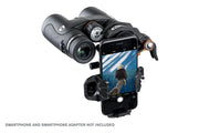 Celestron Nature DX 8x42 ED roof binoculars showing a close-up of the binoculars with textured grips and large objective lenses.