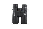 Celestron Nature DX 10x50 ED roof binoculars with large lenses and textured grip for outdoor wildlife viewing.