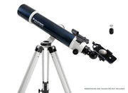 Celestron Basic Smartphone Adapter DX with Bluetooth for connecting smartphones to telescopes, includes adapter kit and Bluetooth functionality.
