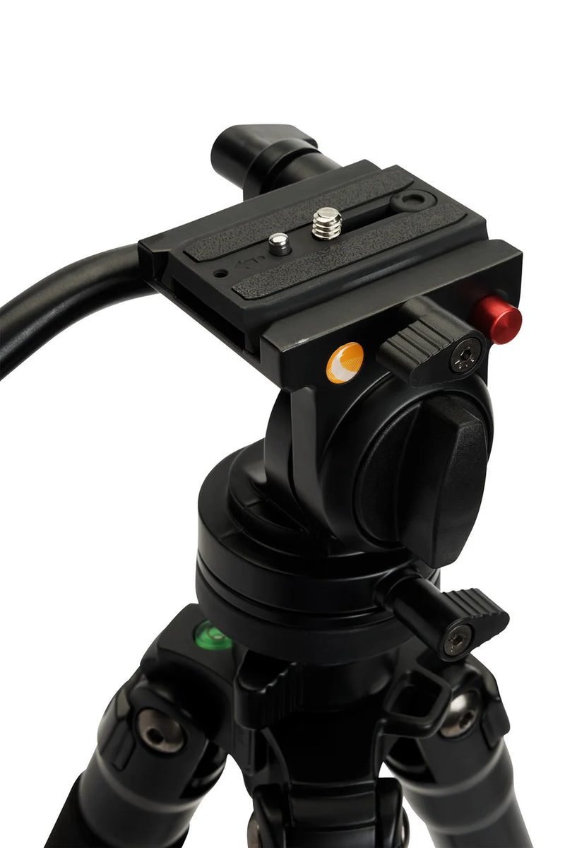 Celestron Regal Premium tripod for telescope mounts, sturdy black tripod with adjustable legs for stable astronomical viewing.