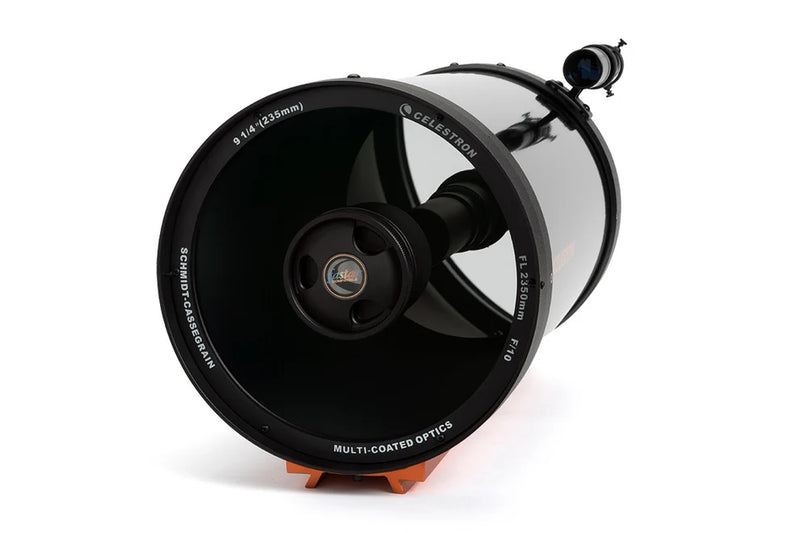 Celestron C9.25 SCT optical tube assembly with CGE dovetail mount, Schmidt-Cassegrain reflector telescope component.
