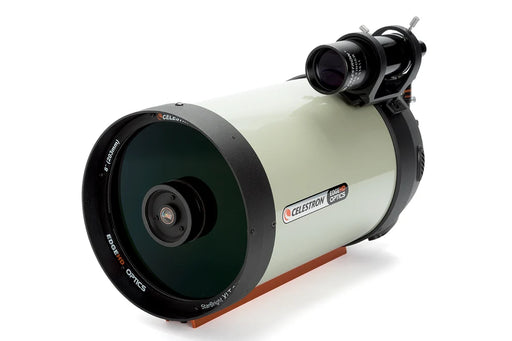 Celestron EdgeHD 8-inch Schmidt-Cassegrain reflector telescope OTA with CGE dovetail mount on a white background.