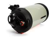 Celestron EdgeHD 14-inch optical tube assembly with CGE dovetail for Schmidt-Cassegrain reflector telescope setup.