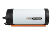 Celestron RASA 8-inch Rowe-Ackermann Schmidt astrograph optical tube assembly with black exterior and focal length details visible.