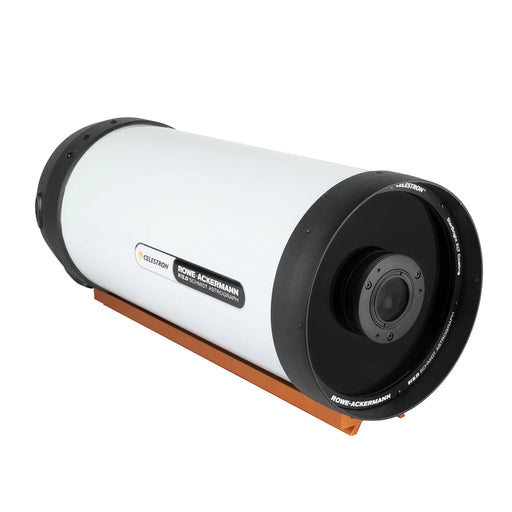 Celestron RASA 8-inch Rowe-Ackermann Schmidt astrograph imaging kit with telescope, camera mount, and accessories for astrophotography.