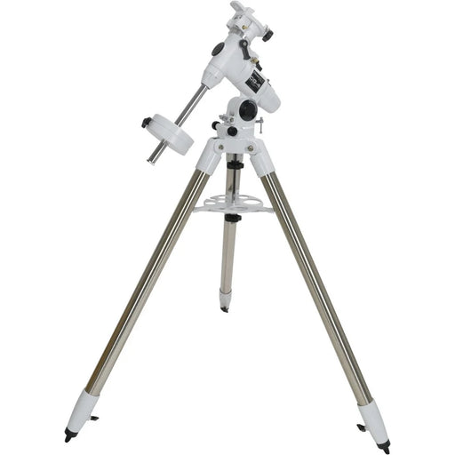 Celestron Omni CG-4 mount and tripod with adjustable legs and mount head for telescope stability and precise positioning.