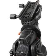 Celestron CGX-L computerized telescope mount with tripod, black mount with control panel and sturdy tripod legs for astrophotography.