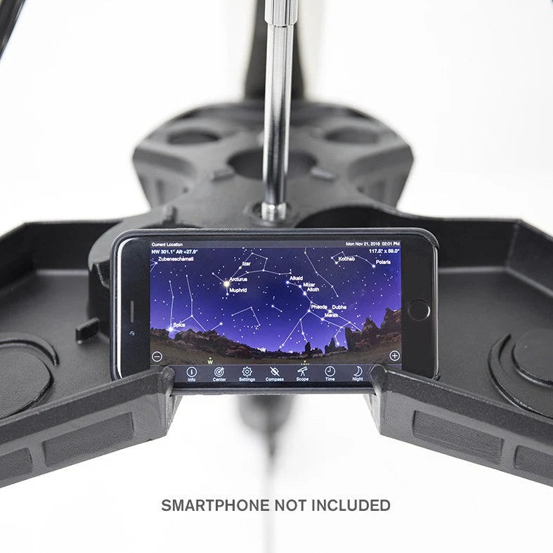 Celestron CGX-L computerized mount with tripod, featuring control panel and sturdy tripod legs for astrophotography and telescope setup.