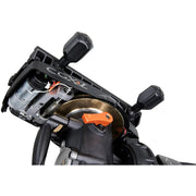Celestron CGX-L computerized telescope mount without tripod, featuring sleek black design and control panel for precise astronomy tracking.