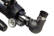 Celestron Omni 1.25-inch 9mm eyepiece for telescopes, featuring a black body and silver focusing ring.