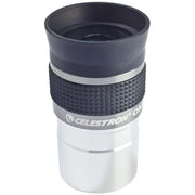 Celestron Omni 1.25-inch 15mm eyepiece for telescopes, showing the black eyepiece with silver lettering and rubber grip.
