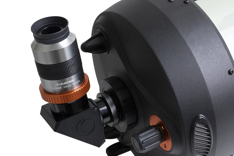 Celestron Omni 56mm 2-inch eyepiece with wide field of view, designed for telescopes and astronomical observation.