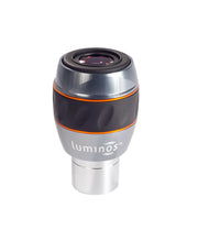 Celestron Luminos 1.25-inch 7mm eyepiece with black barrel and focus ring, designed for telescope viewing.