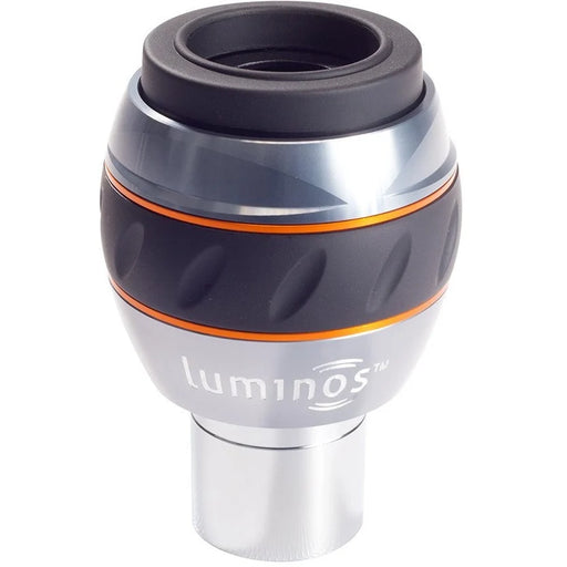 Celestron Luminos 15mm 1.25-inch eyepiece for telescopes with high-quality glass and wide field of view, used in astronomy.