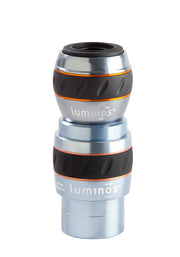 Celestron Luminos 2.5x 2-inch Barlow lens for telescope eyepieces, enhancing magnification and viewing clarity.