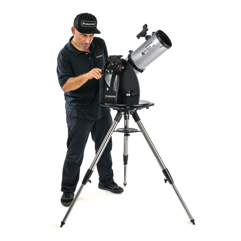 Celestron Tripod for StarSense Explorer tabletop Dobsonian telescope, lightweight mount with adjustable legs for stable stargazing.