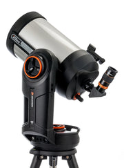 Celestron 1.25-inch dielectric mirror diagonal with twist-lock mechanism for telescope accessories, featuring reflective optical coating.