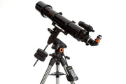 Celestron 2-inch dielectric mirror diagonal with twist-lock mechanism for telescopes, showcasing the high-quality optical component.