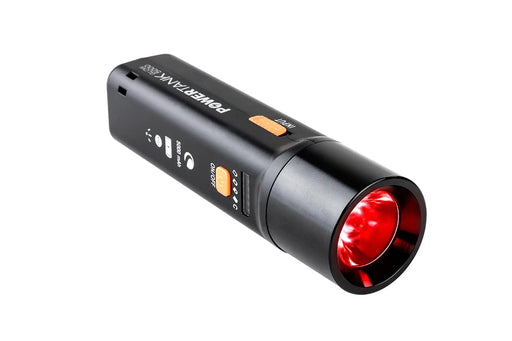 Celestron PowerTank Glow 5000 flashlight and portable charger with red glow light, compact Celestron accessories for outdoor use