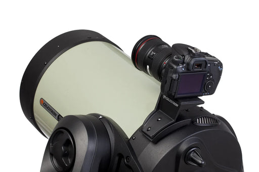 Celestron Piggyback Mount for NexStar 5, 6, 8 telescopes with camera attachment for astrophotography accessories.