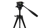 Celestron Ultima tripod with pan-tilt head for precise telescope mounting and stability during astronomical observations.