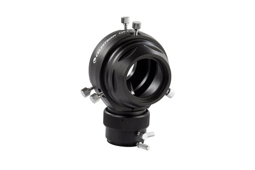 Celestron Deluxe Off-Axis Guider for astrophotography, showing the compact optical device with adjustable components.