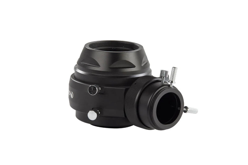 Celestron Deluxe Off-Axis Guider accessory for astrophotography, featuring a compact design with precision optical components.