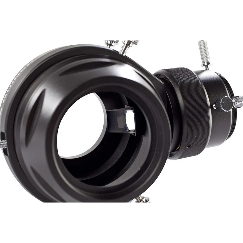 Celestron Deluxe Off-Axis Guider for astrophotography, featuring precise optical components and adjustable mounting.