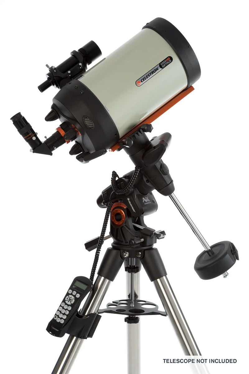 Celestron NexStar+ Hand Control USB for EQ mount, showing buttons and display screen for telescope operation.