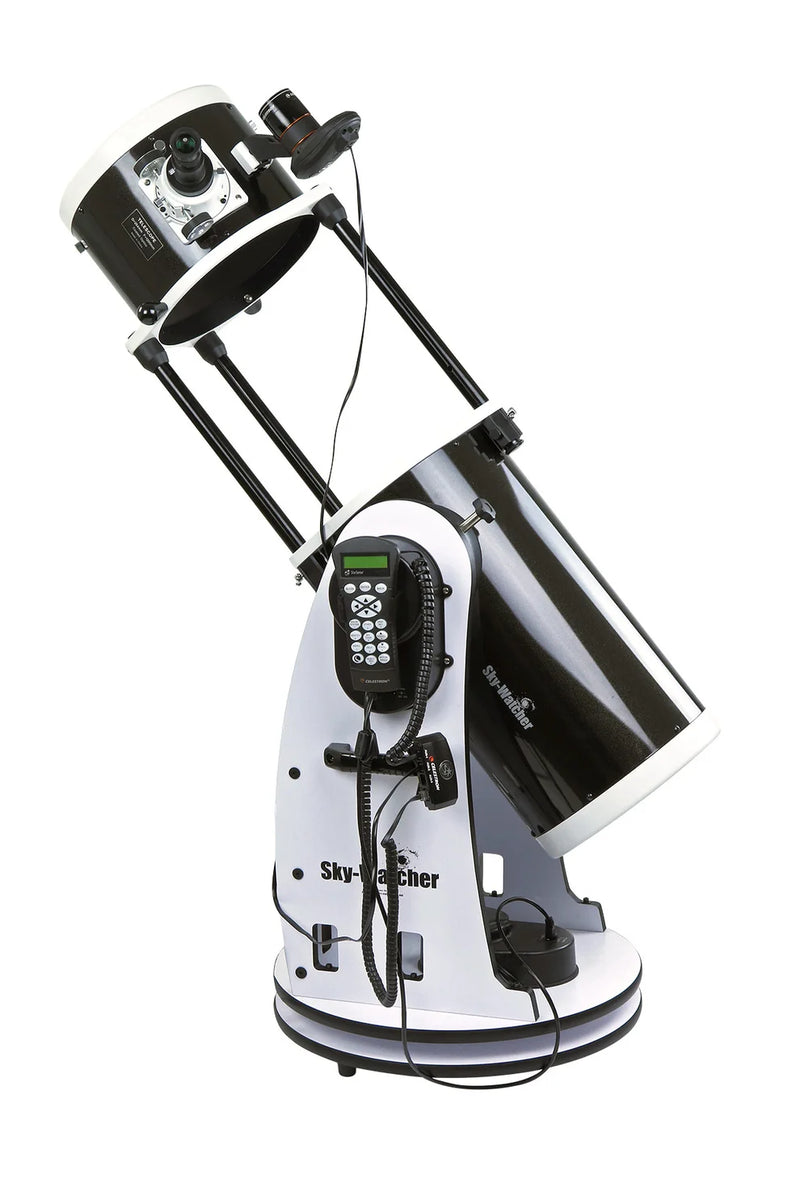 Celestron StarSense AutoAlign accessory for Sky-Watcher SynScan telescopes, featuring a compact device with sensors and mounting hardware.