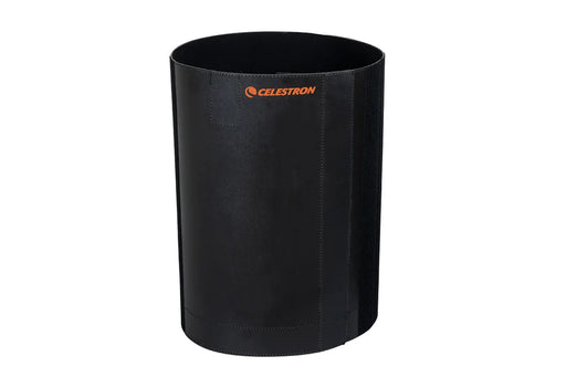 Celestron Deluxe Flexible Dew Shield for 9.25 to 11-inch telescopes, black, flexible, weather-resistant accessory for telescope protection.