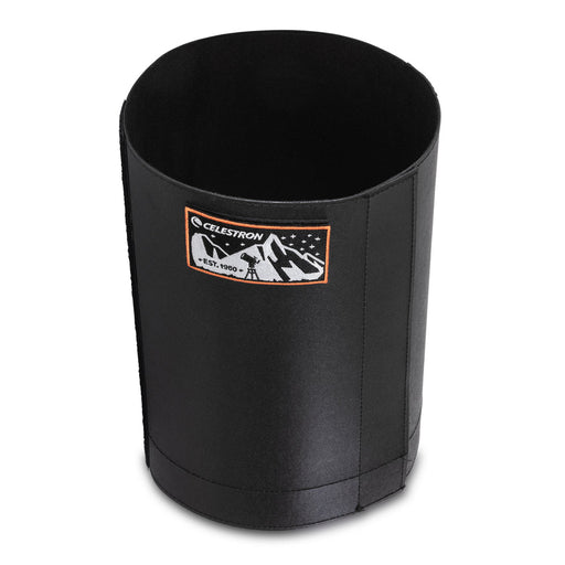 Celestron Deluxe Flexible Dew Shield for 6 to 8-inch telescopes, accessory to prevent dew buildup on Celestron telescope optics.