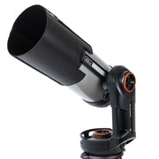 Celestron Deluxe Flexible Dew Shield for 6 to 8-inch telescopes, protects optics from dew and dust, made of durable material.