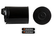Celestron aluminum dew shield and cap for 6-inch telescope, weather-resistant accessory to prevent dew buildup.