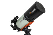 Celestron 8-inch aluminum dew shield and cap for telescope accessories, designed to prevent dew formation during stargazing.