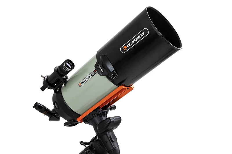 Celestron 8-inch aluminum dew shield with cover cap, accessory for telescope to prevent dew buildup.