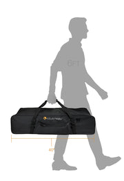 Celestron small and medium telescope soft case, 40-inch protective storage bag for telescope accessories.