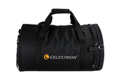 Celestron padded soft case for 8-inch telescope optical tubes, black protective bag with zipper and handle for easy transport.