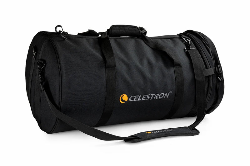 Celestron padded soft case for 11-inch OTAs, durable telescope accessory bag with handles and protective padding.