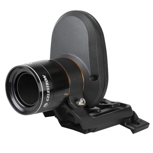 Celestron StarSense AutoAlign System V2 accessory for telescopes, showing the device with mounting components and user interface.