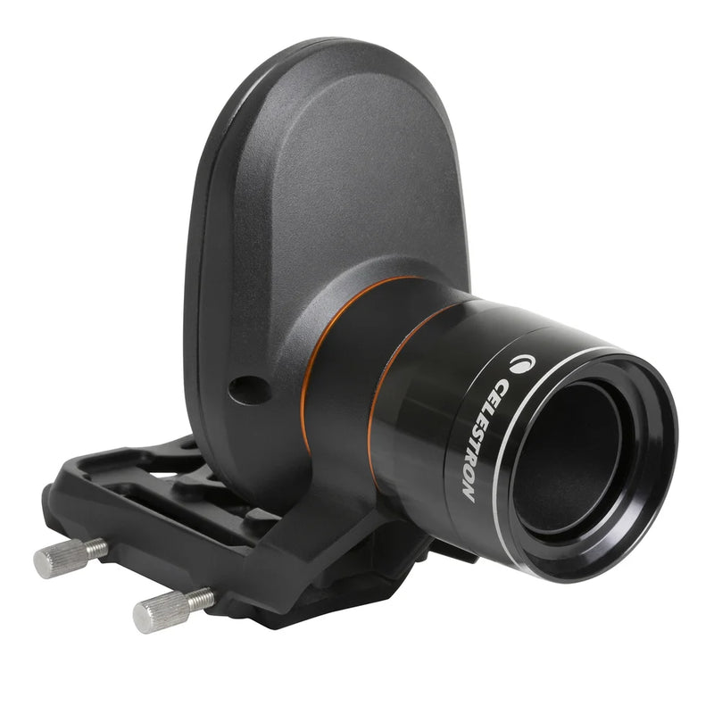 Celestron StarSense AutoAlign System V2 accessory for telescope alignment, featuring a compact black device with connection ports.